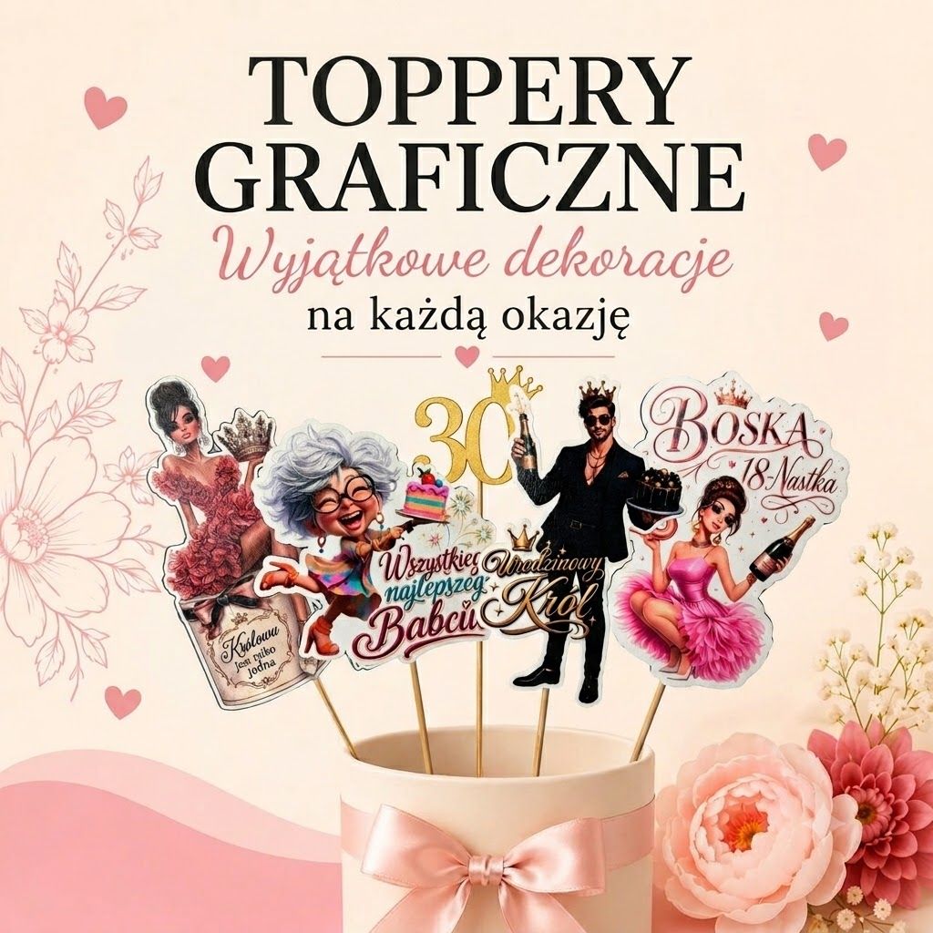 Toppery graficzne na różne okazje – grafika kategorii 3warstwy
